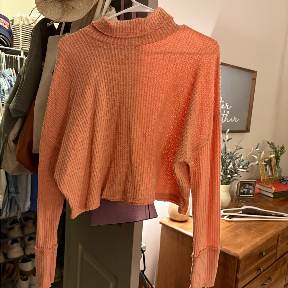 Cozy Coral Sweater